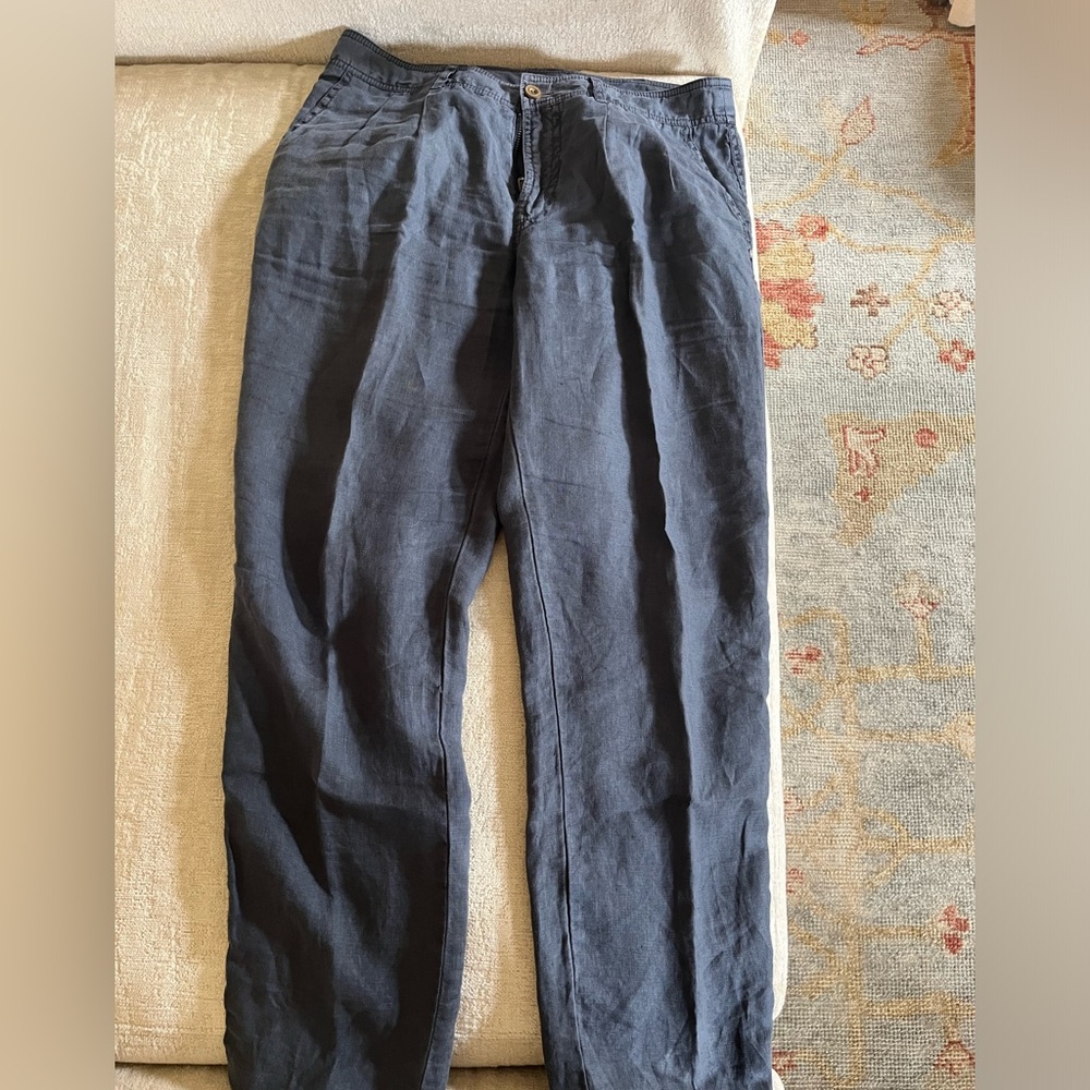 Michael Stars Navy linen pants